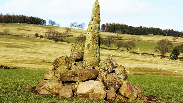 Dalchirla farm standing stone