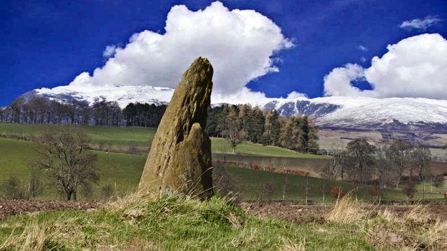 Concraig farm standing stone